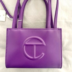 Telfar Mini Shopping Bag in PURPLE!